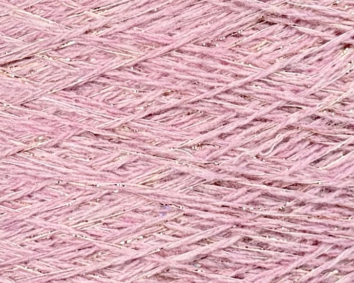 G&G Filati Susanna 450m/100g Rosa mit Champagnergold